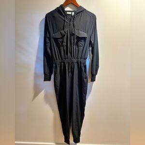 Zella Black Hooded Jumpsuit